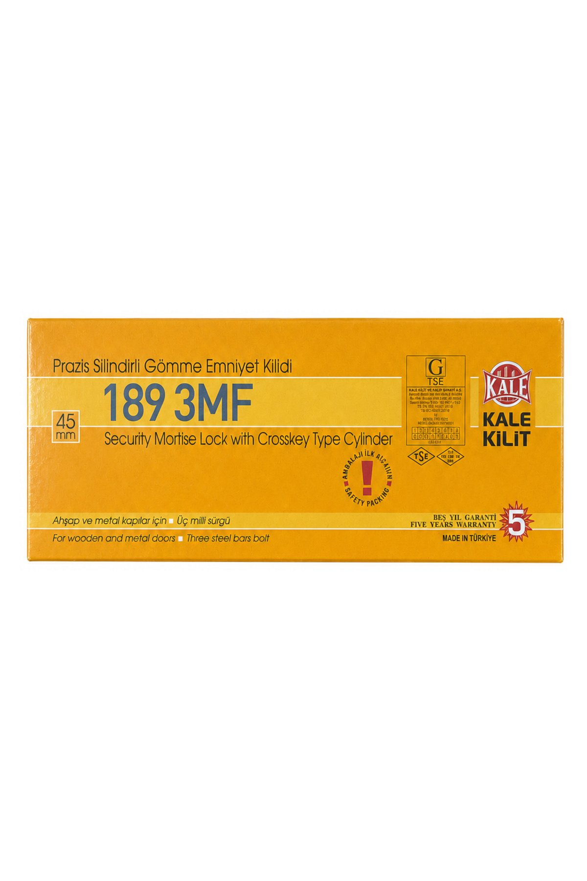 Kale 189 Fm Fiam Emn.Kil.3Mil 3Anahtarlı