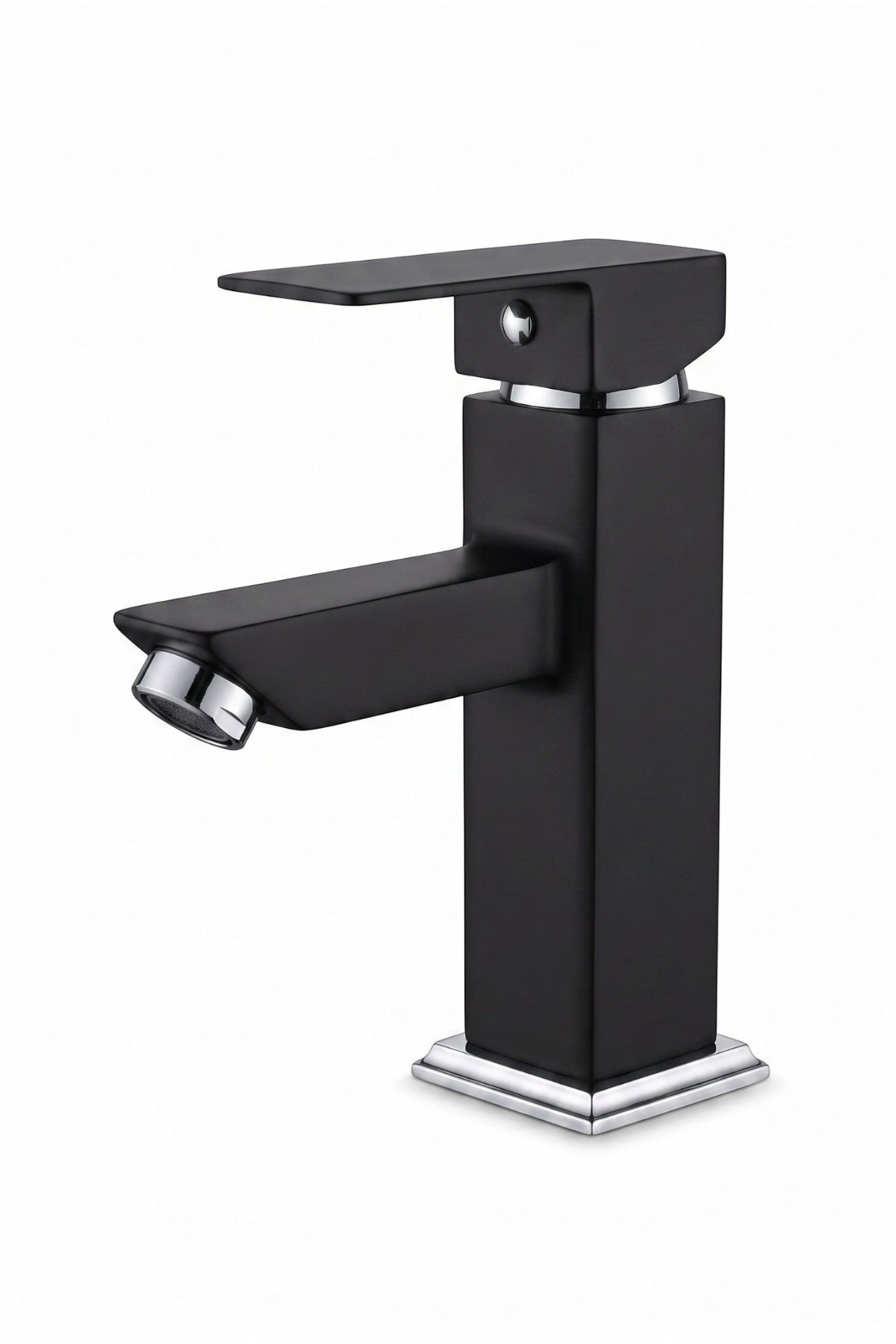 Kare Serisi Sabit Lavabo Bataryası Siyah