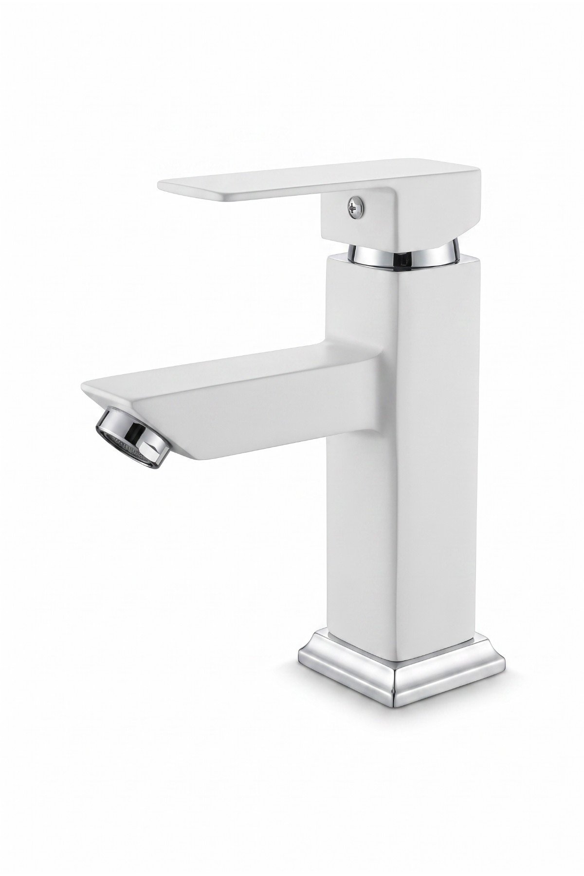 Kare Serisi Sabit Lavabo Bataryası Beyaz
