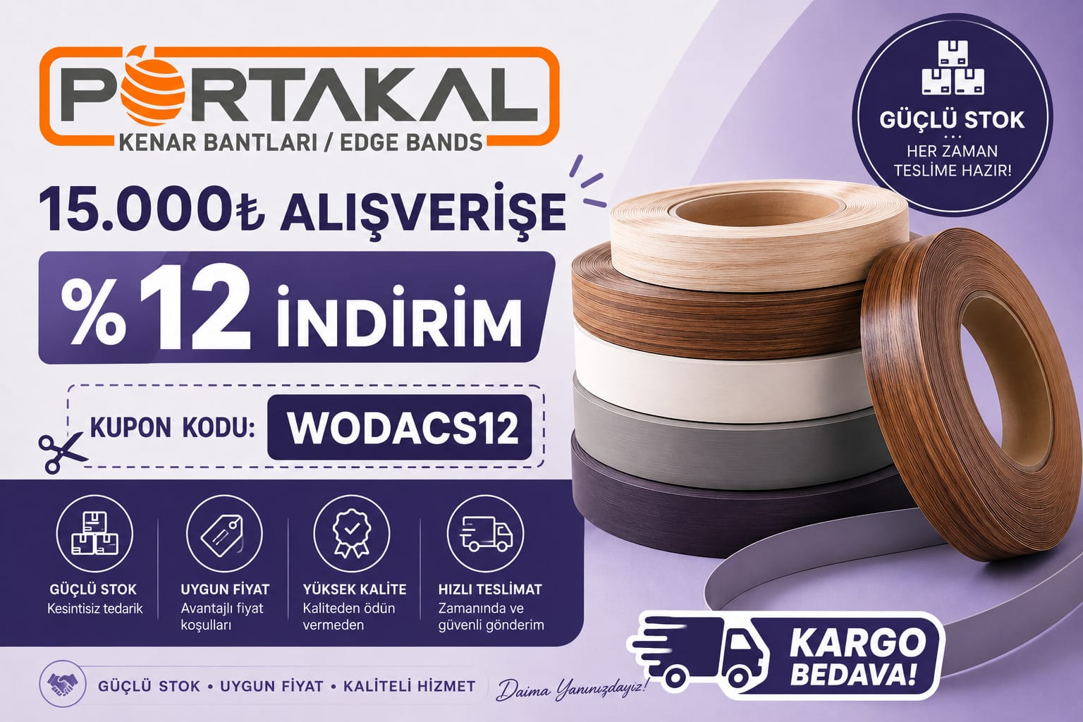 Portakal Kenar Bantlarında Büyük Fırsat!